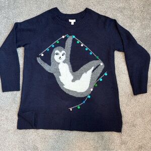 Sloth Holiday Sweater